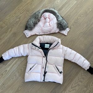 SAM little girls jacket size 2 baby pink